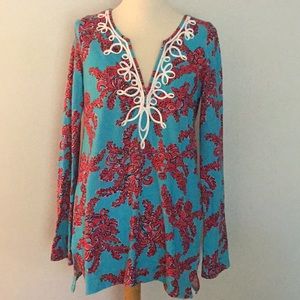 Lilly Pulitzer cotton knit tunic, sz S